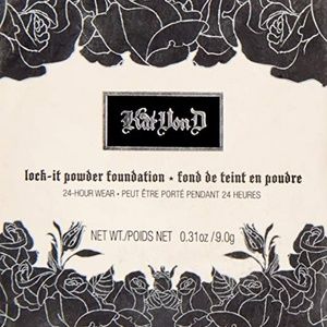 Kat Von D Lock-it Powder Foundation NEW Medium